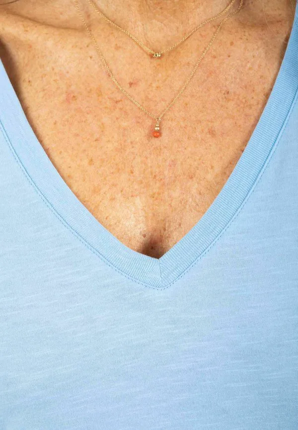 

Обычная футболка с v-образным вырезом и сердечком. Coster Copenhagen, Powder Blue, Синий, Обычная футболка с v-образным вырезом и сердечком. Coster Copenhagen, Powder Blue