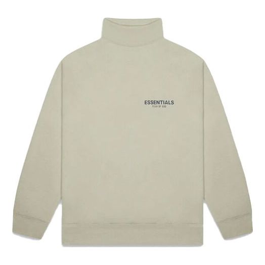 

Спортивная толстовка Fear of God Essentials FW20 Mock Neck Sweatshirt 'Moss' FOG-FW20-296, зеленый