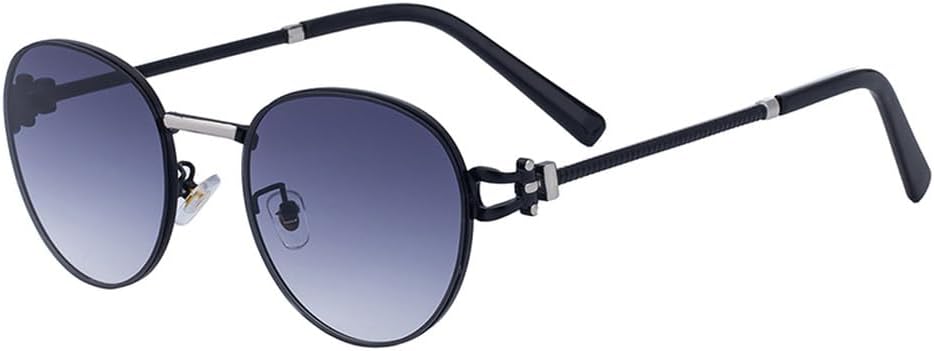 

Классические круглые солнцезащитные очки в стиле панк, модные солнцезащитные очки в металлической оправе для вождения, винтажные овальные очки для женщин, защита от ультрафиолета UV400 WNCKSQ, C3silverdoublegray