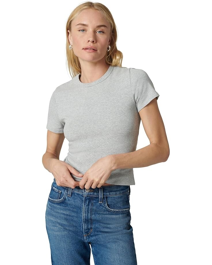 

Футболка Joe's Jeans The Baby Tee, цвет Heather Grey