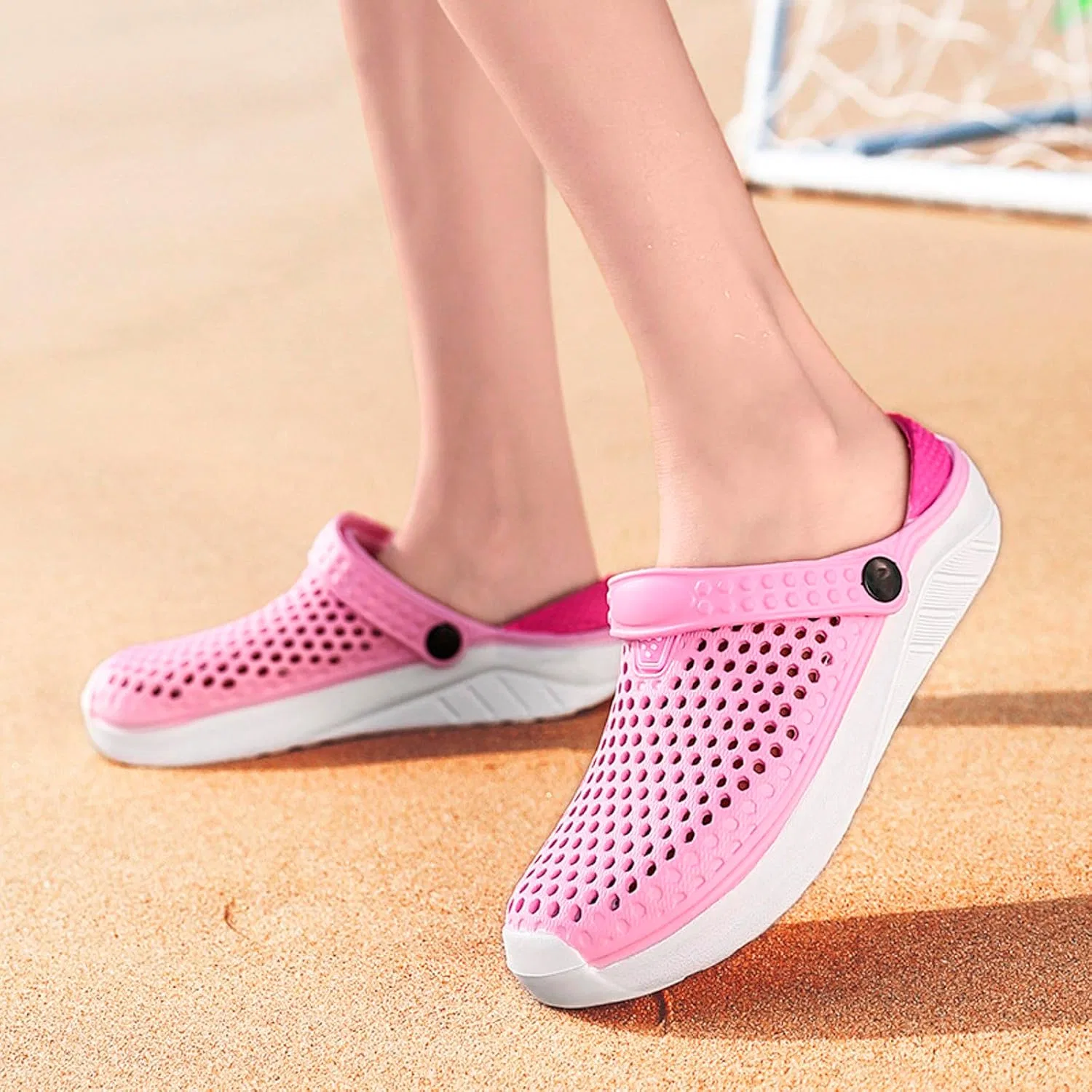 2026 Schuhe Herren Шлепанцы Hohl повседневные сандалии унисекс Paar Strand Сандалии Männer Regenschhuhe Generic, Rosa — фото 2
