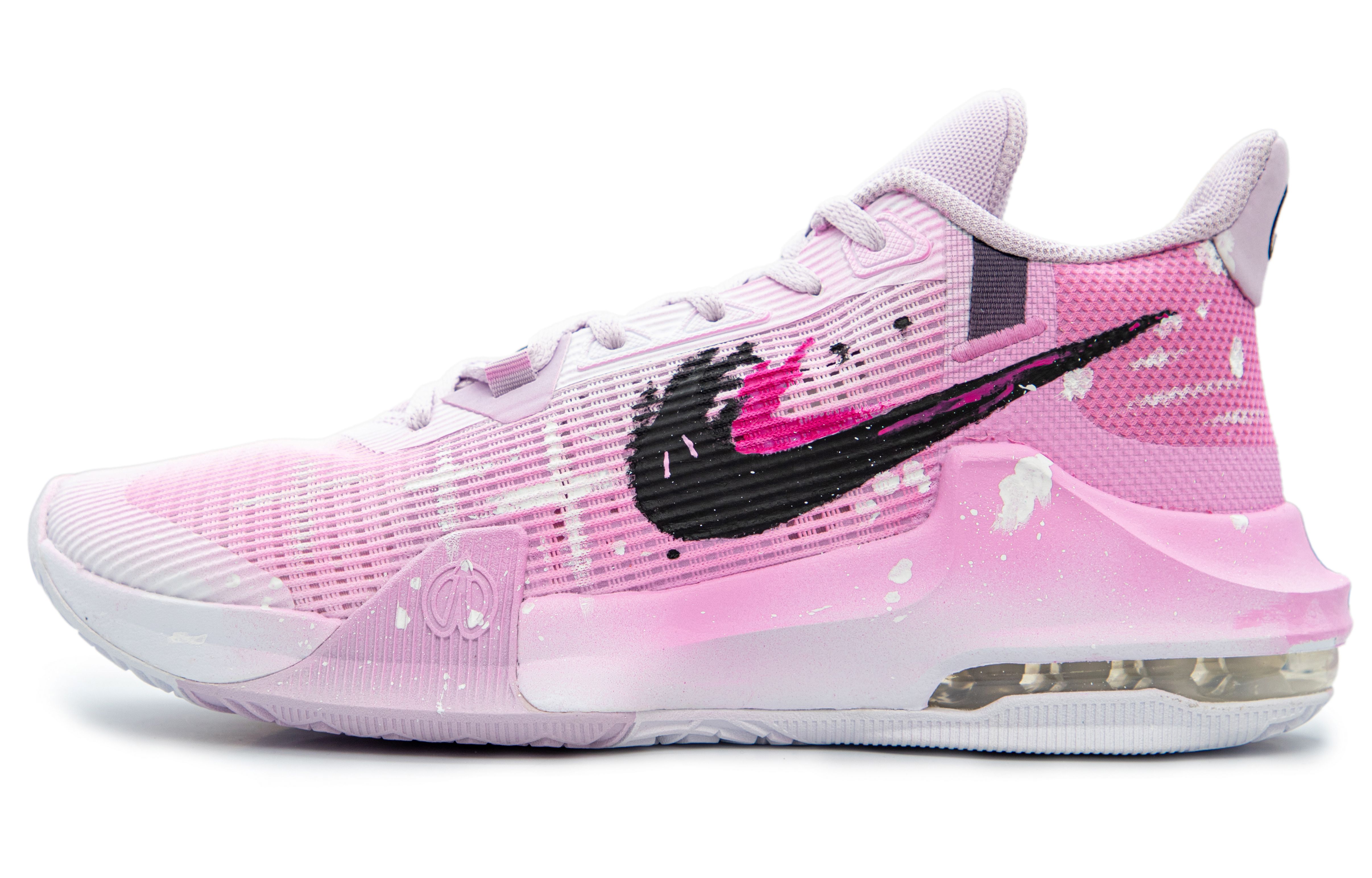 

Баскетбольные кроссовки Air Max Impact Basketball Shoes Unisex Low-Top Black/Pink Nike