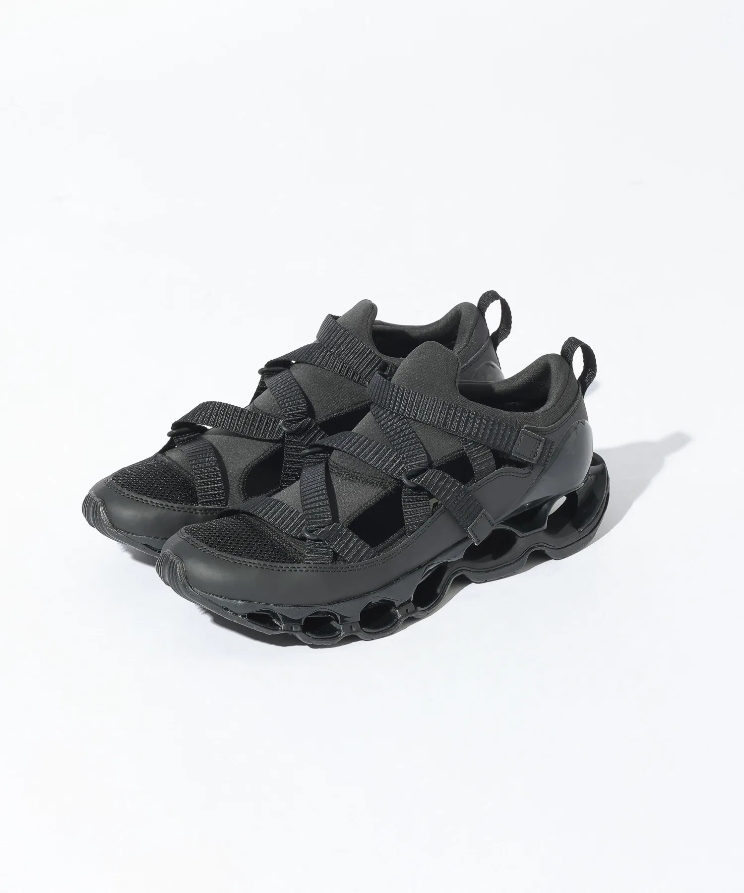 Мужские кроссовки MIZUNO MZ/STRAP чёрные — фото 2