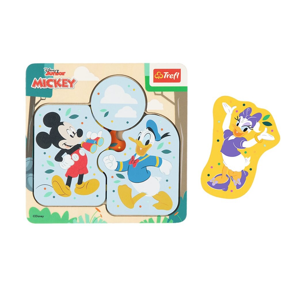 

Trefl, Wooden Puzzle, Disney Junior Mickey, деревянный пазл, 6 шт.