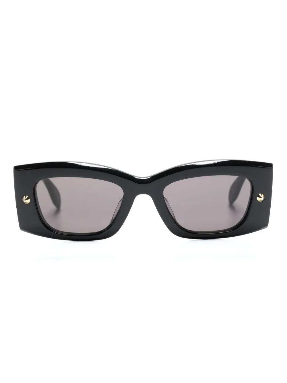 

Солнцезащитные очки Spike Studs в прямоугольной оправе Alexander McQueen Eyewear, черный