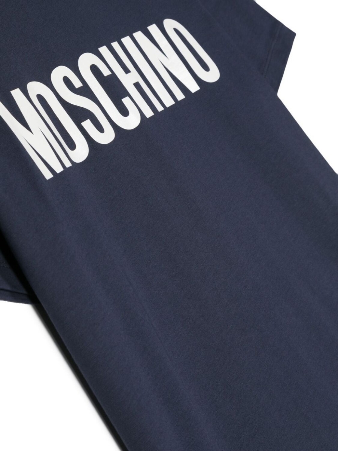 

Moschino Kids футболка с логотипом, синий