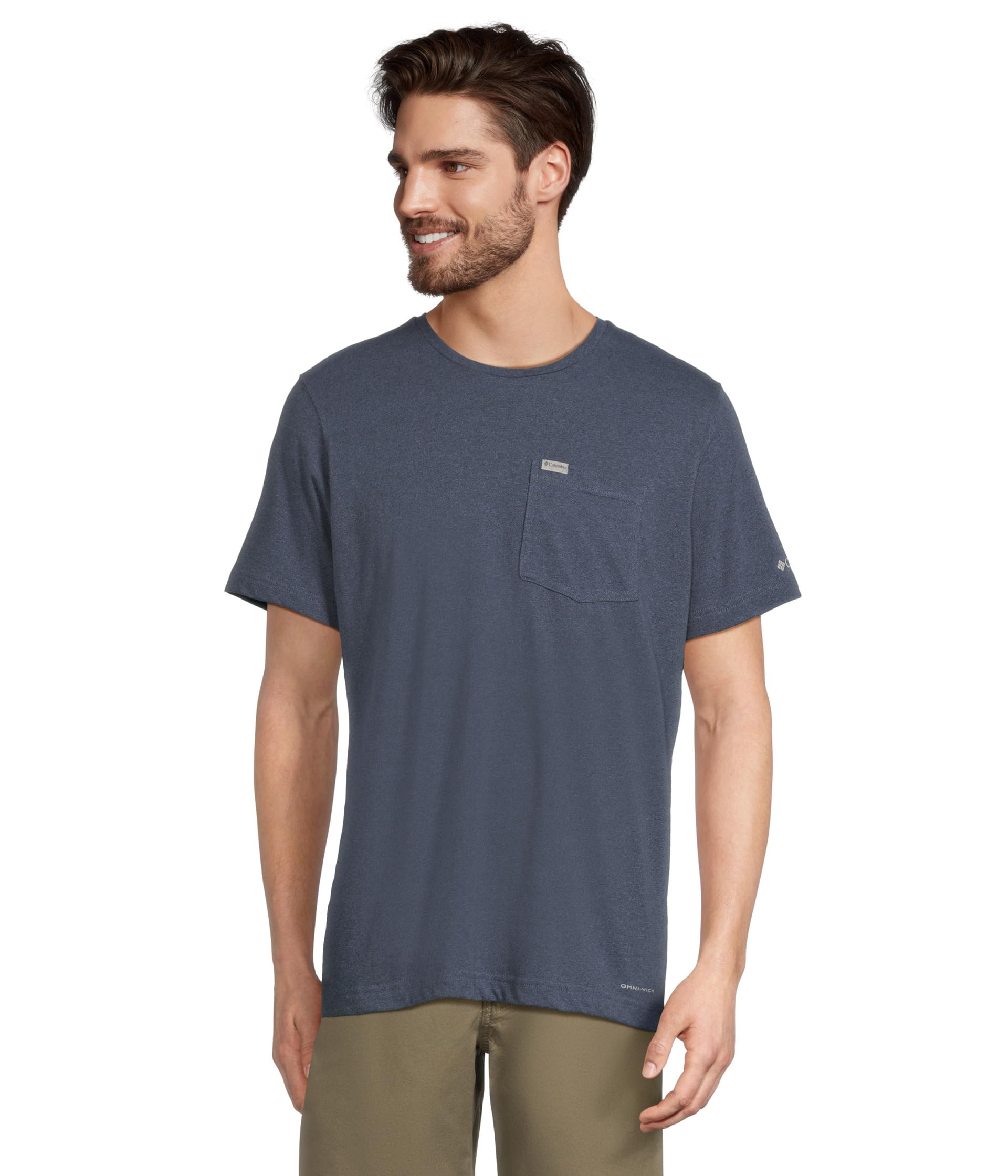 

Футболка Columbia Thistletown Hills Pocket Tee, Dark Mountain HeatherSee Less