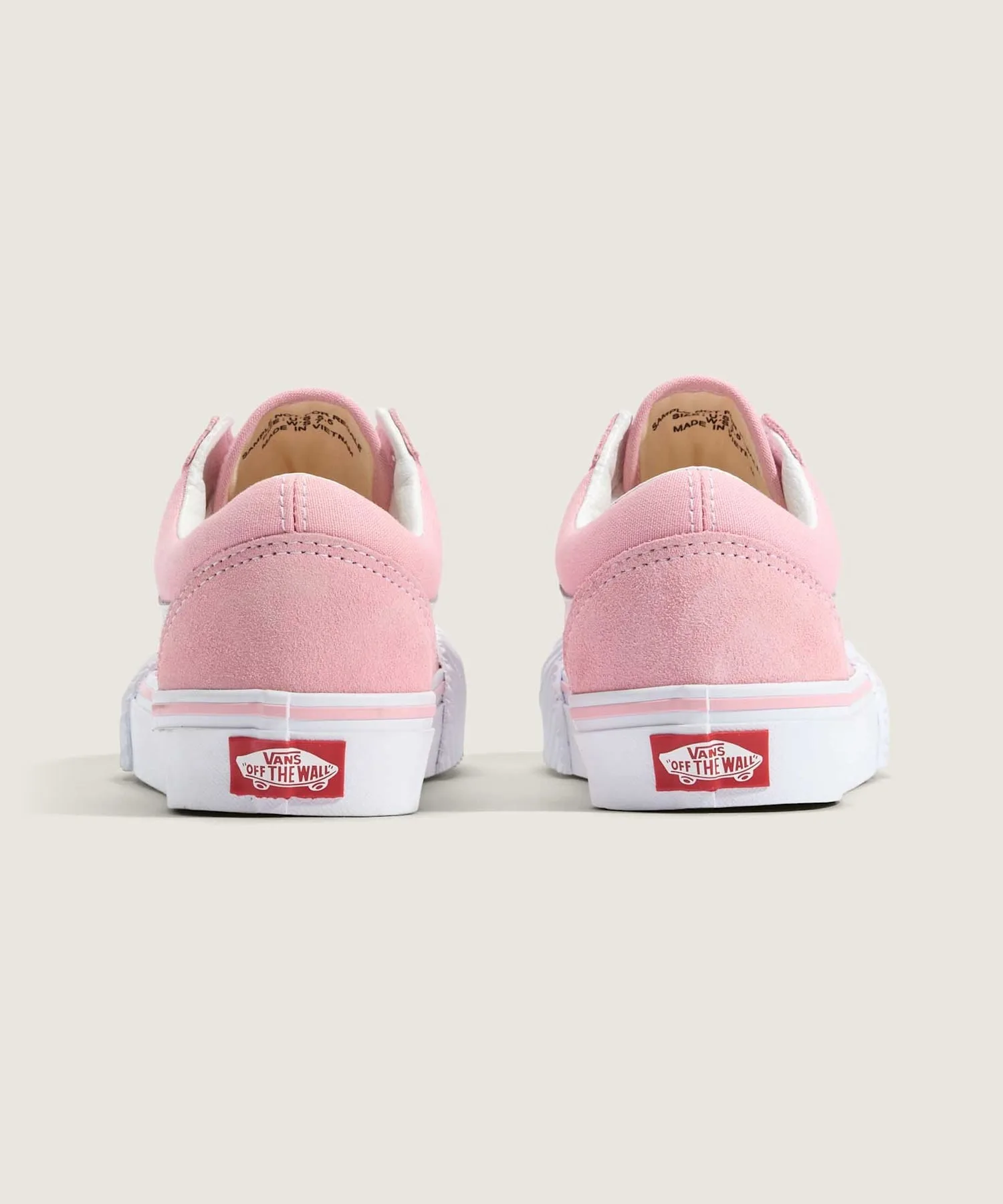 Кроссовки из натуральной кожи Old Skool Coral Blush VANS розовые — фото 4