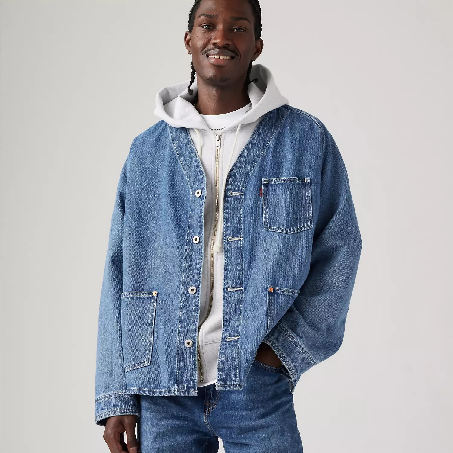 

Джинсовая куртка Levi's, цвет Highlights - Medium Wash, Серый, Джинсовая куртка Levi's, цвет Highlights - Medium Wash