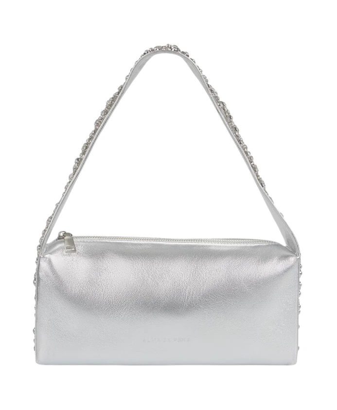 

Сумочка с ручками, украшенными заклепками. Alma En Pena, серый