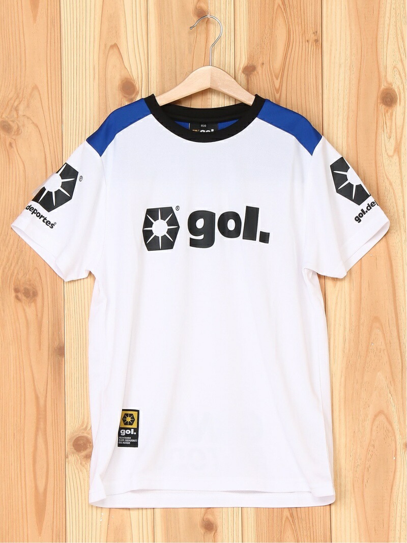 (К) Младшая тренировочная футболка Gol., White