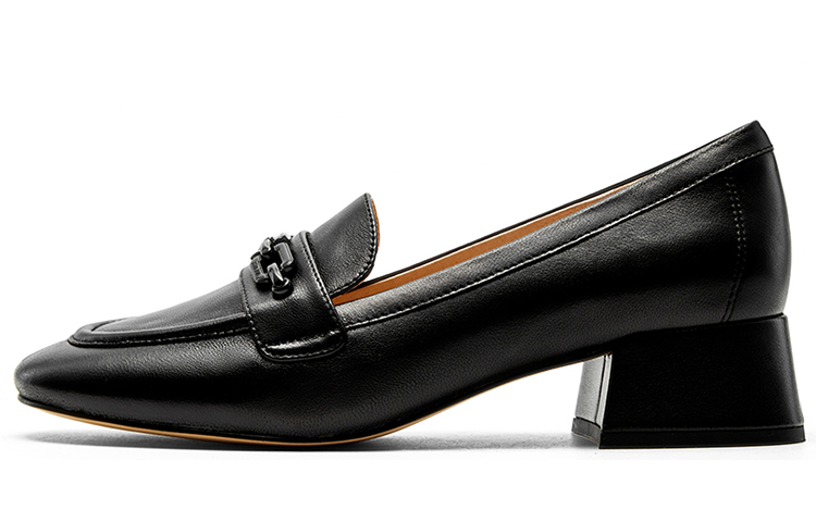 NINE WEST Блок каблук высокие каблуки 4 см женские экрю, цвет Ecru — фото 3