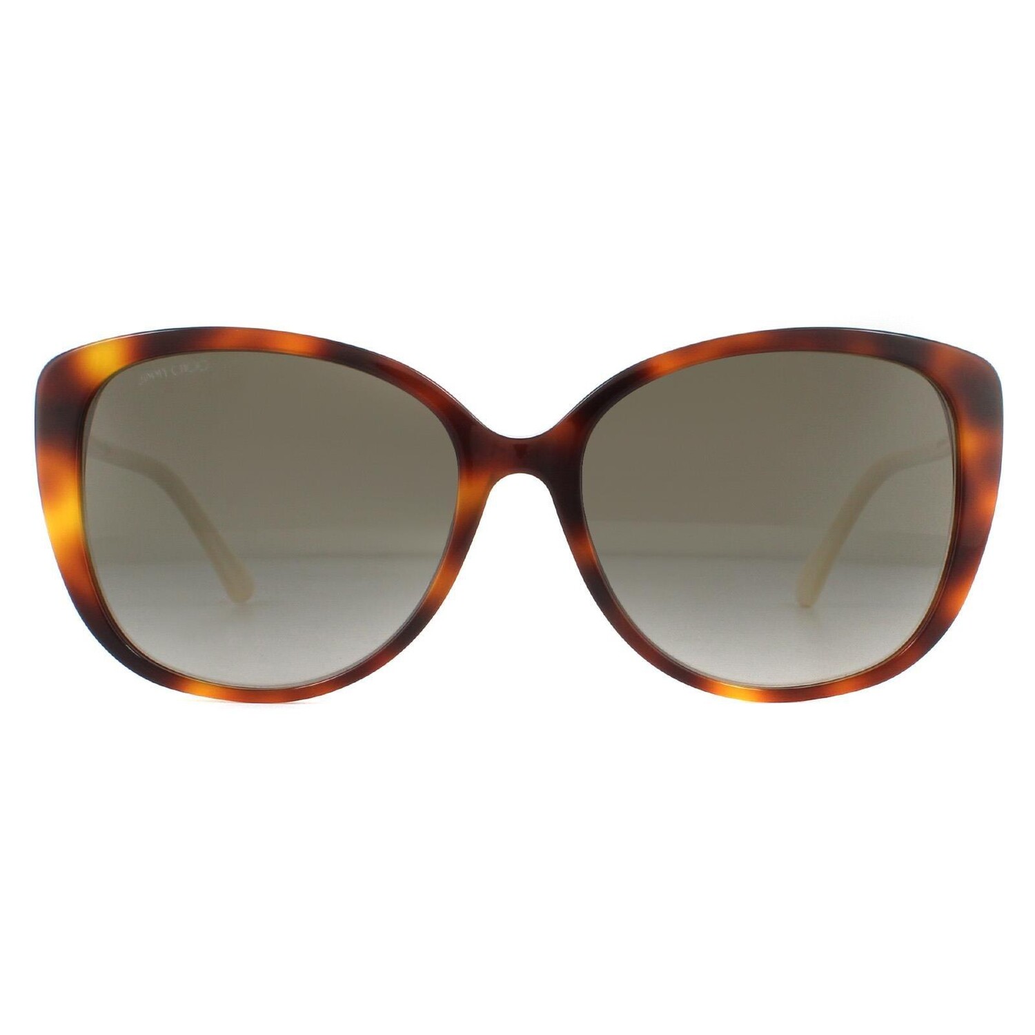 

Коричневые солнцезащитные очки Cat Eye Havana Коричневые с градиентом Jimmy Choo, коричневый