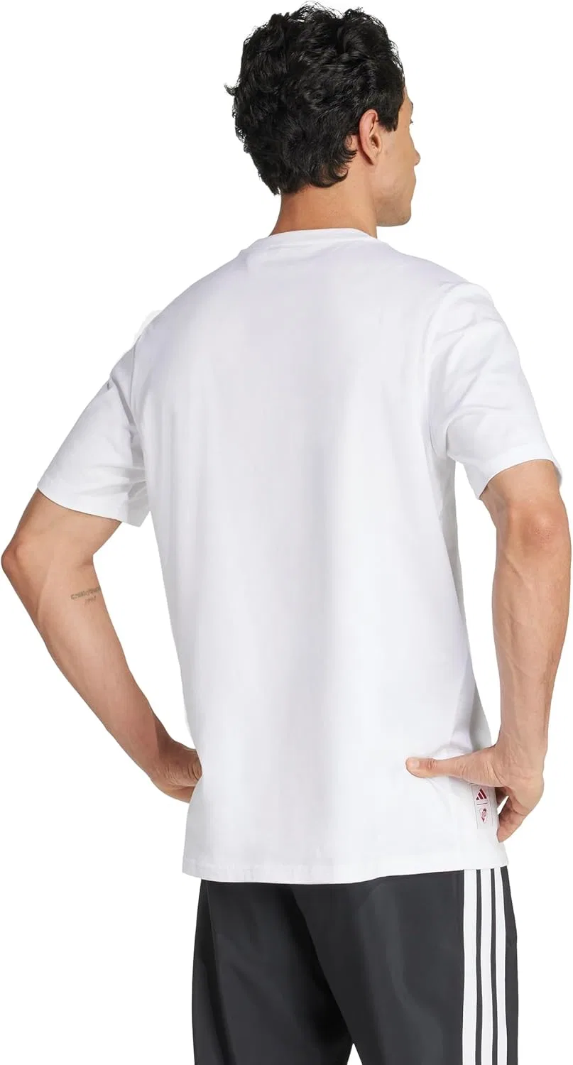 Футболка с принтом adidas, River Plate, White — фото 2