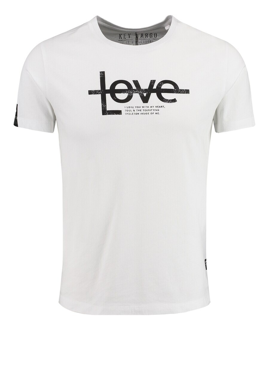 

Классическая футболка Key Largo Shirt MT LOVE YOU, белый