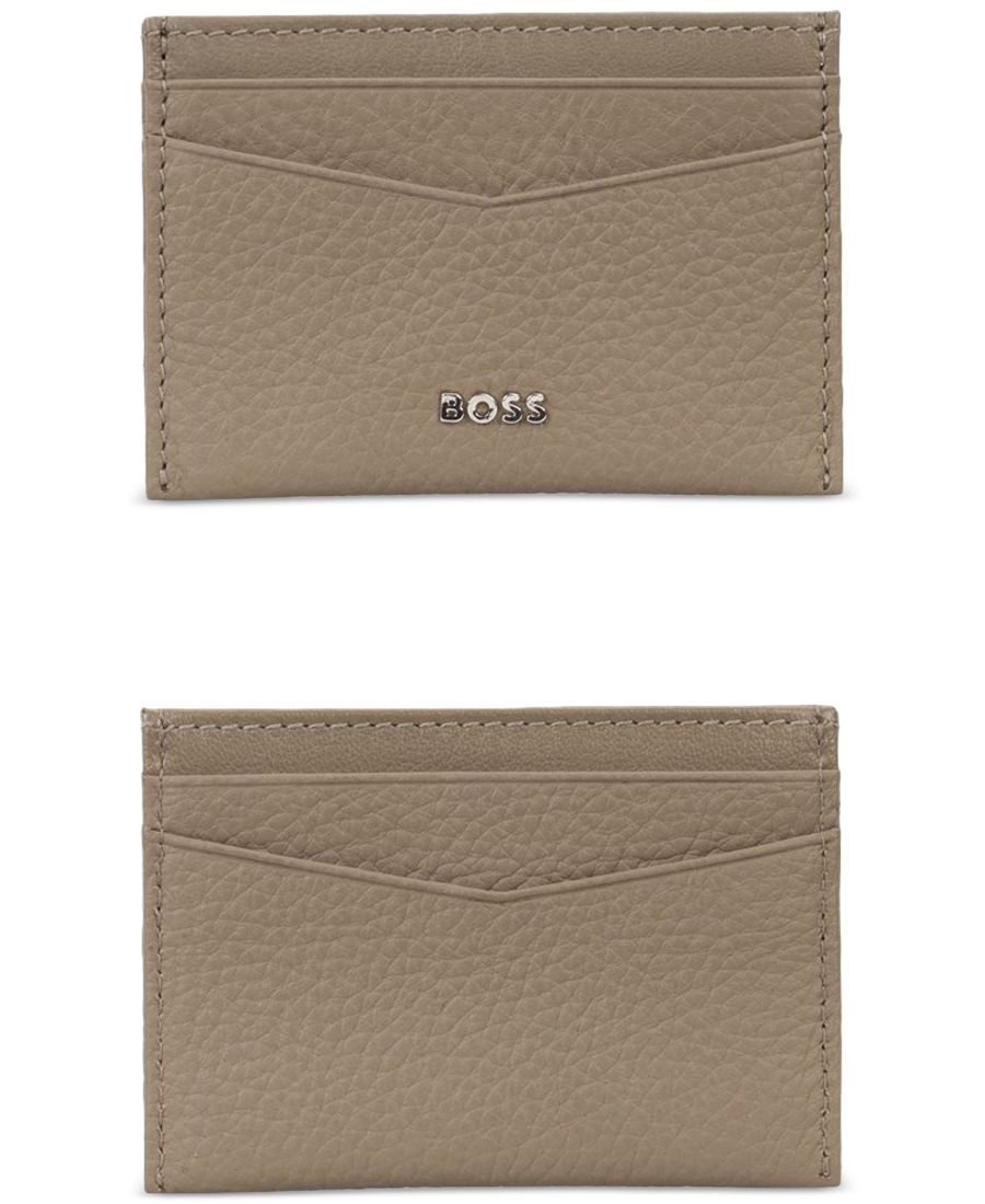 

Мужской кожаный кошелек с логотипом Hugo Boss, Dark Brown