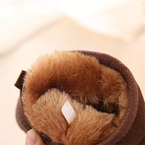 Зимние ботинки MK MATT KEELY для мальчиков и девочек, мягкие и теплые, для малышей, черные снежные ботинки (для малышей/маленьких детей), Khaki — фото 3