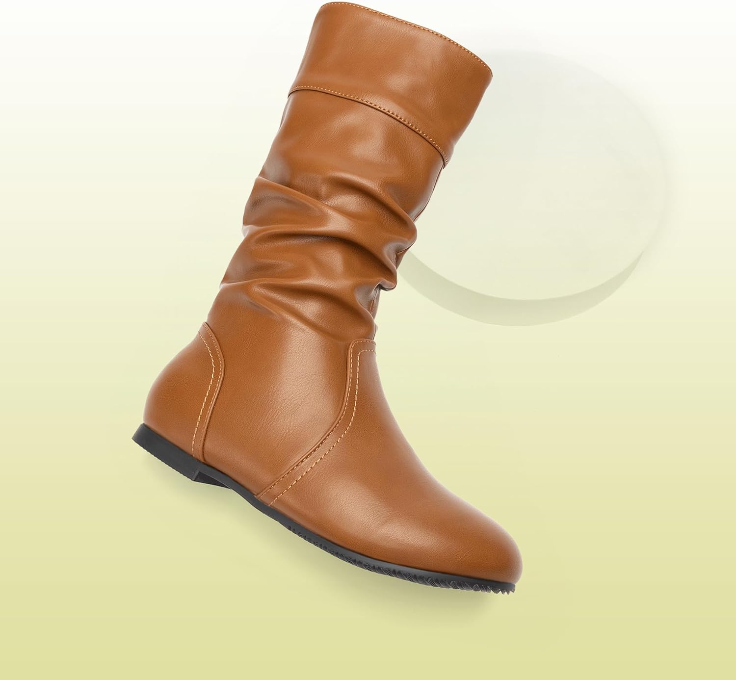 Детские зимние сапоги DREAM PAIRS с искусственным мехом до колена для верховой езды (малыши/дети младшего возраста/дети старшего возраста), Tan-Pu — фото 2