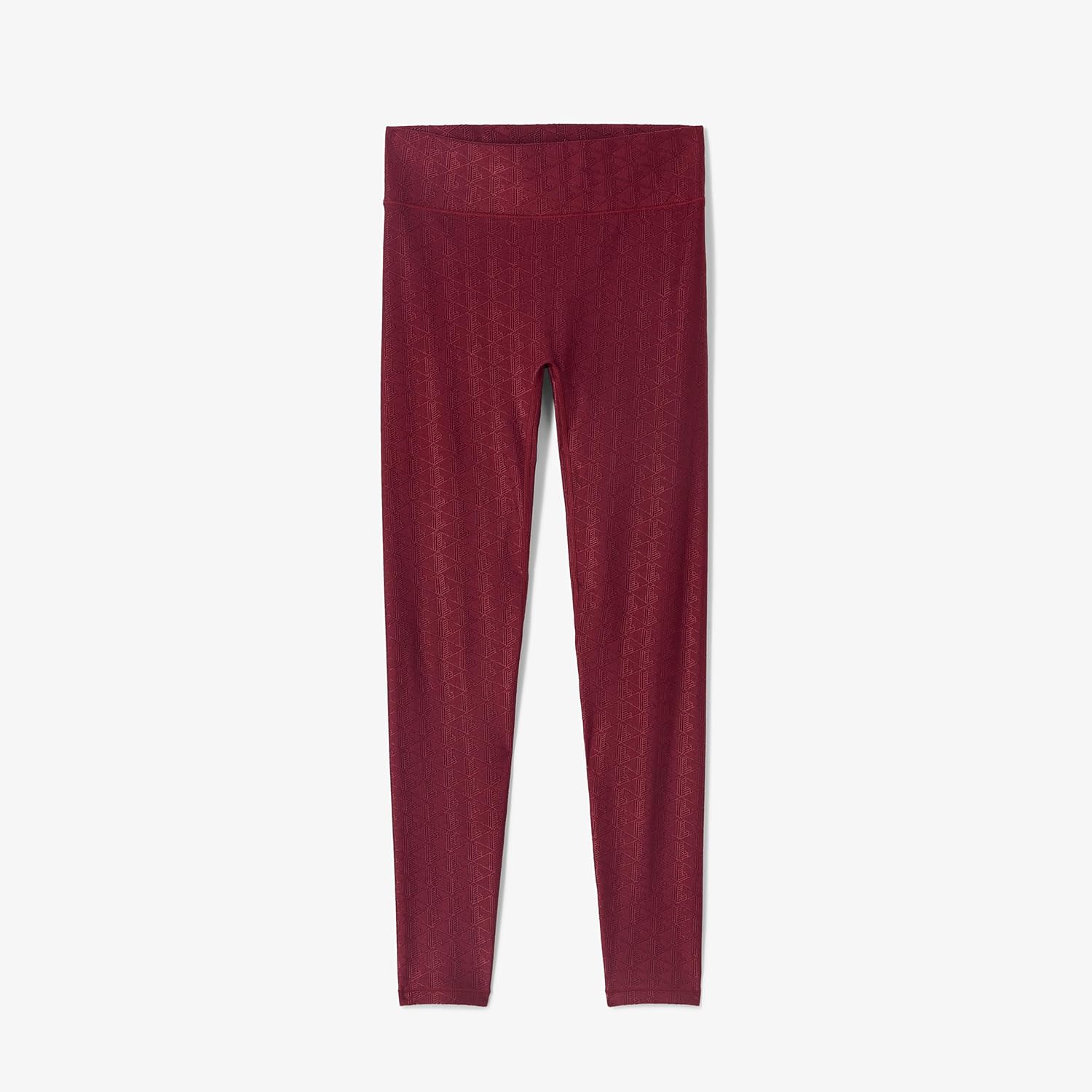 Леггинсы Lacoste x Bandier Bordeaux с монограммным принтом — фото 4
