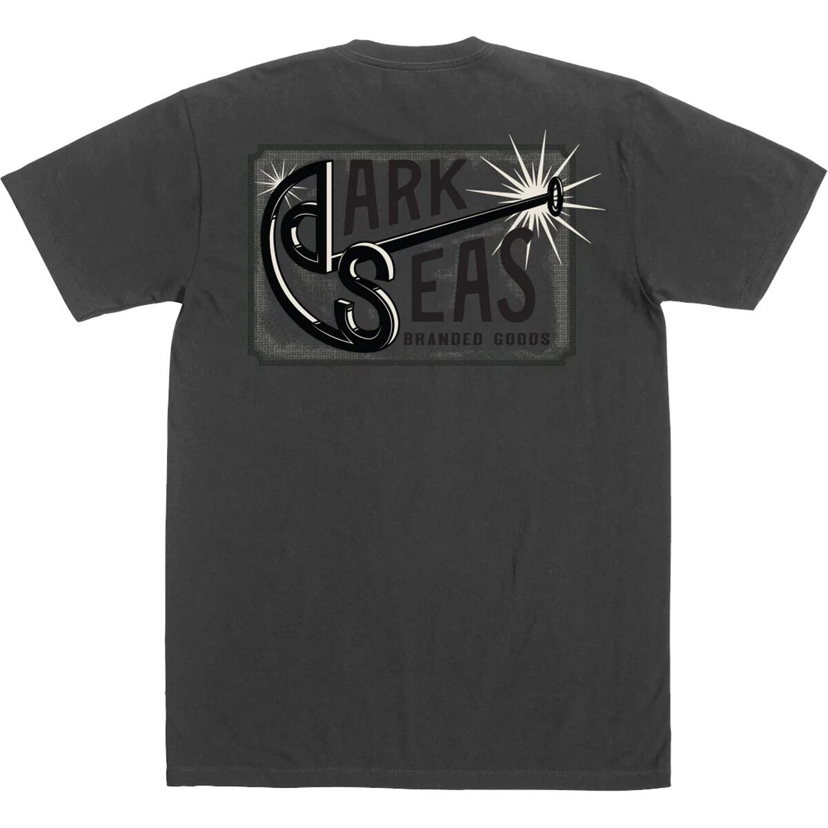 

Футболка с принтом branding iron Dark Seas, цвет graphite