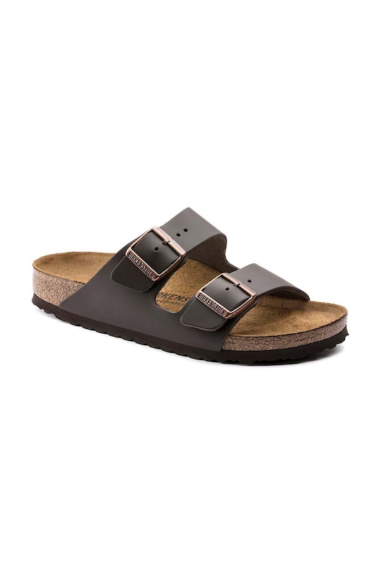 Кожаные сандалии Arizona Birkenstock, коричневый — фото 2