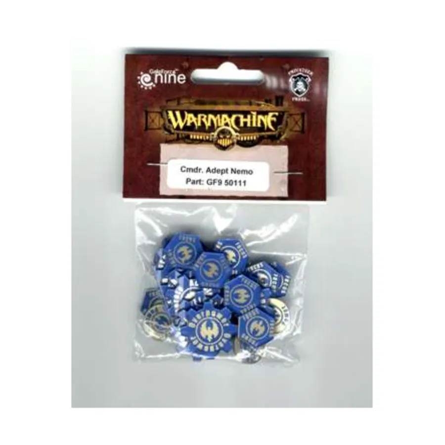 

Командир Адепт Немо, Warmachine - Warcaster Token Sets - Cygnar (Gale Force Nine)
