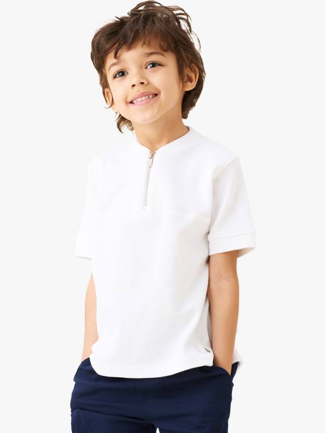 

Детская поло с воротником Angel & Rocket, White