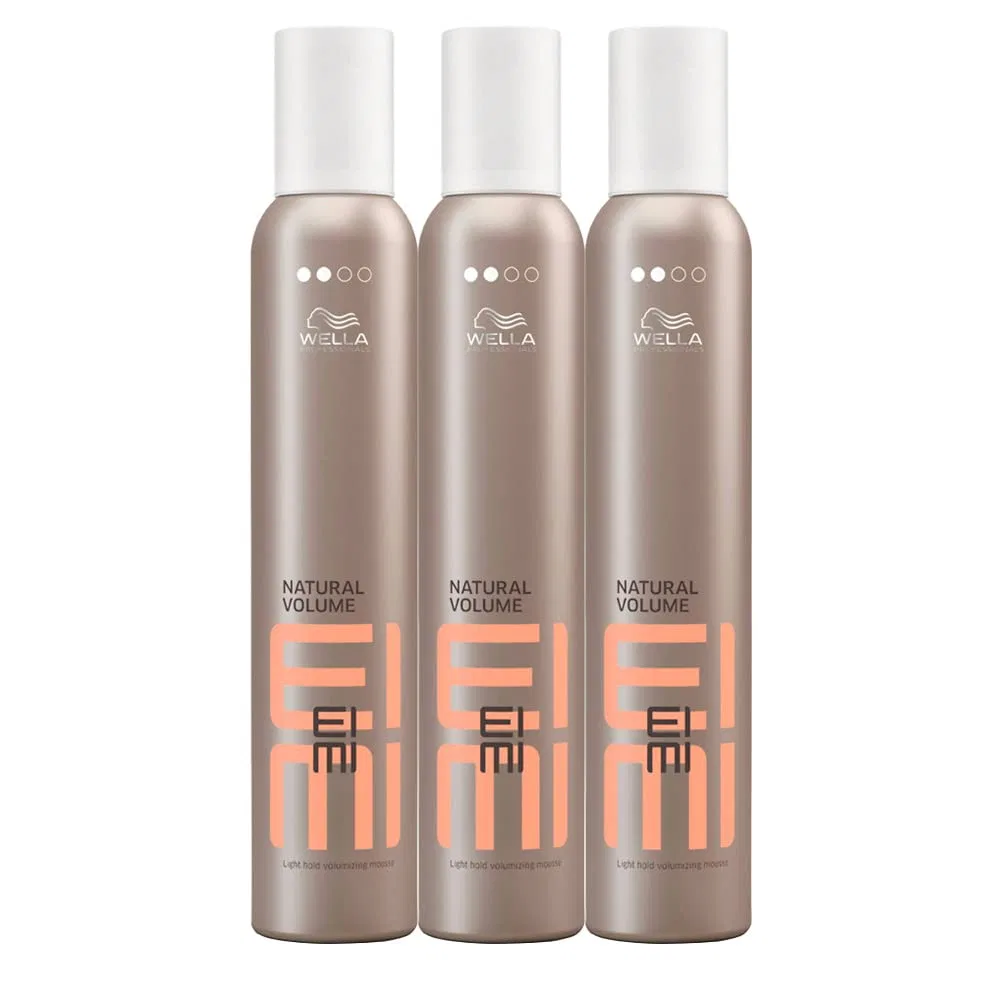 Набор из 3 муссов для объема волос «Eimi Natural Volume» 500 мл от WELLA Professionals Wella