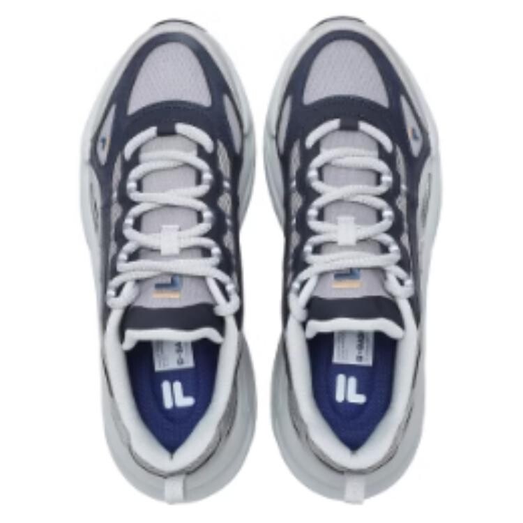 Кроссовки FILA FUSION SKY TRAIL DX Fishbone Head Lifestyle Shoes Men Low-top Gray/Blue, серый/синий — фото 4