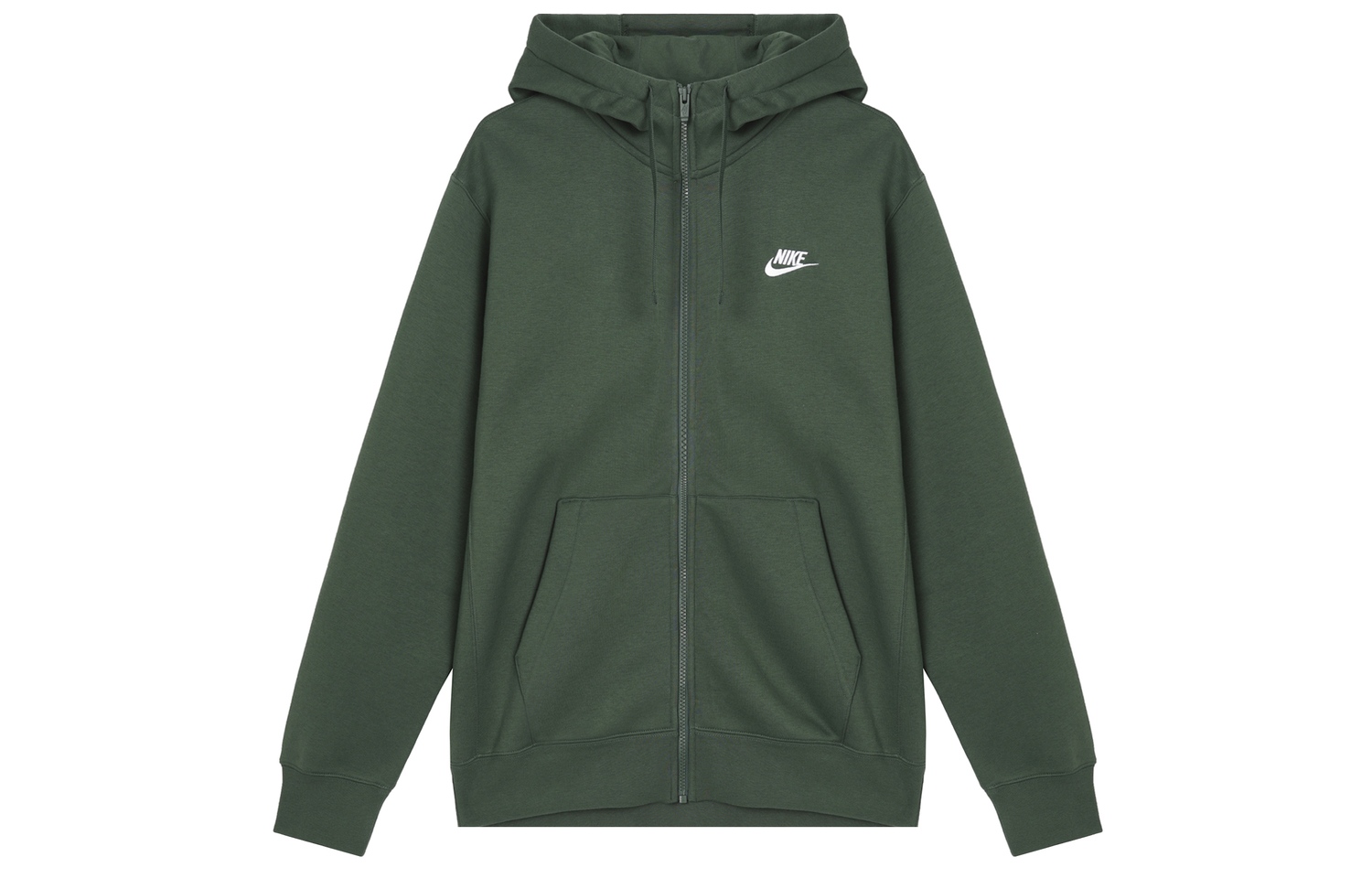 

Nike Спортивный худи с молнией, Fir Green