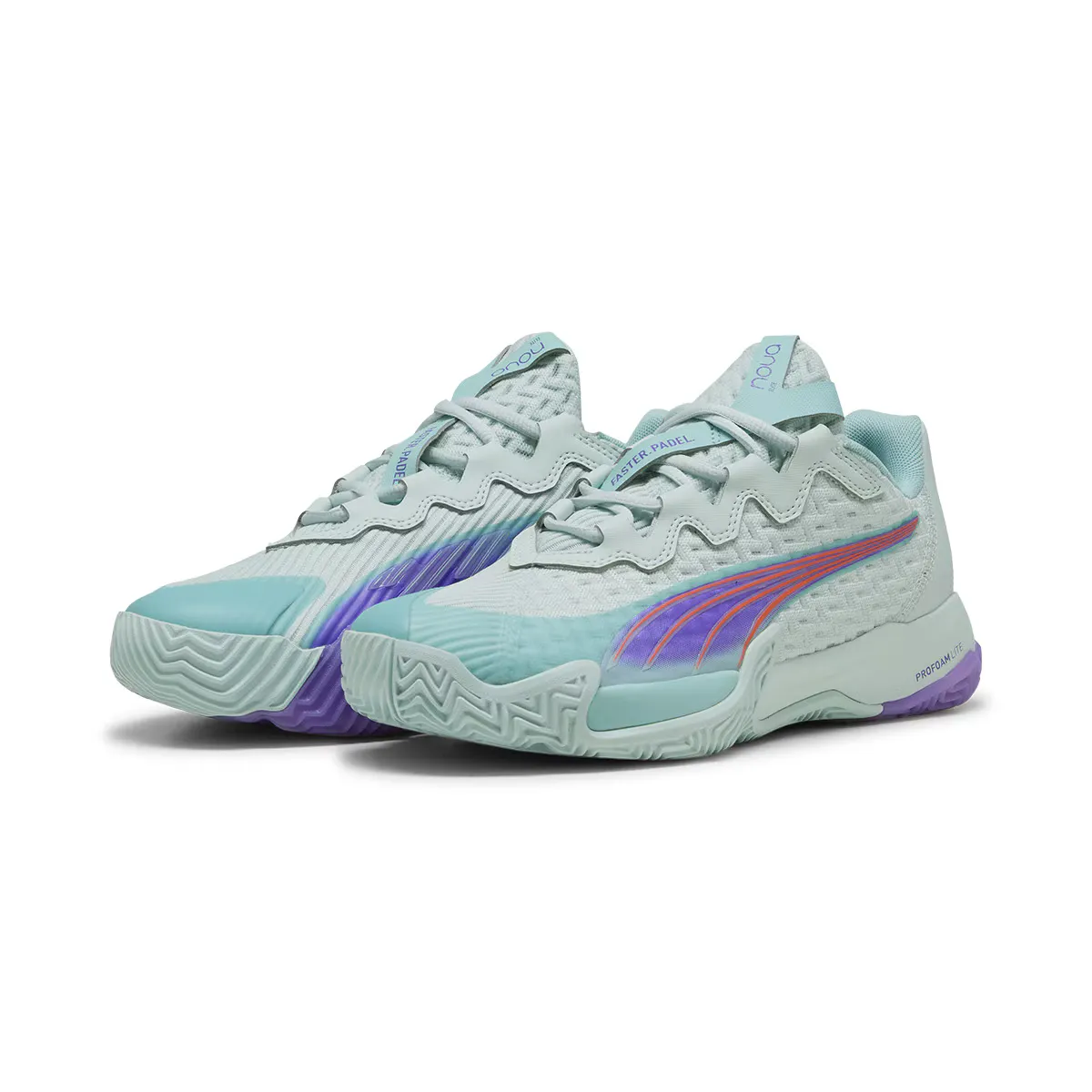 Женские кроссовки для паделя Puma NOVA Elite WN, зеленый — фото 2