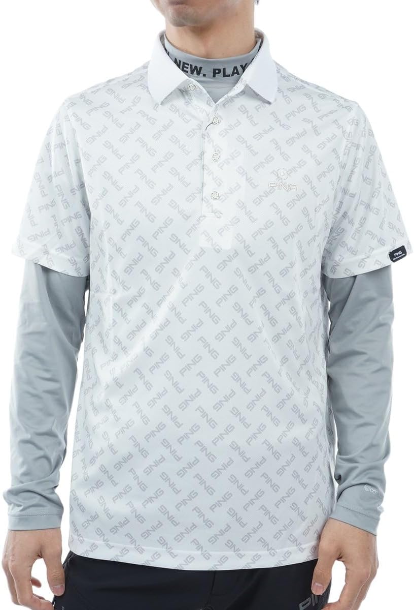 

Мужская рубашка-поло Pin Apparel 621-4160209 с внутренней подкладкой (теплоотвод, охлаждение, впитывающие свойства, быстросохнущие свойства, защита от УФ-излучения) / для гольфа, 030белый, размер M Ping