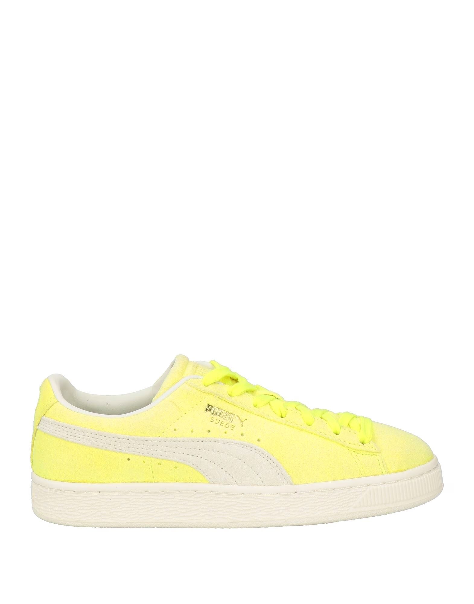 Кроссовки Suede Puma, лаймовый