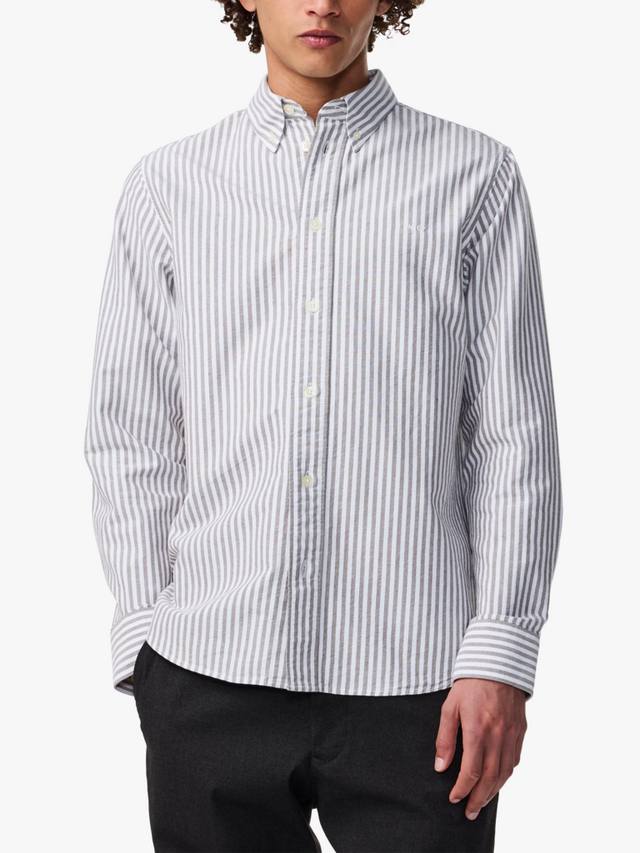 

Хлопковая рубашка в полоску с пуговицами NN.07