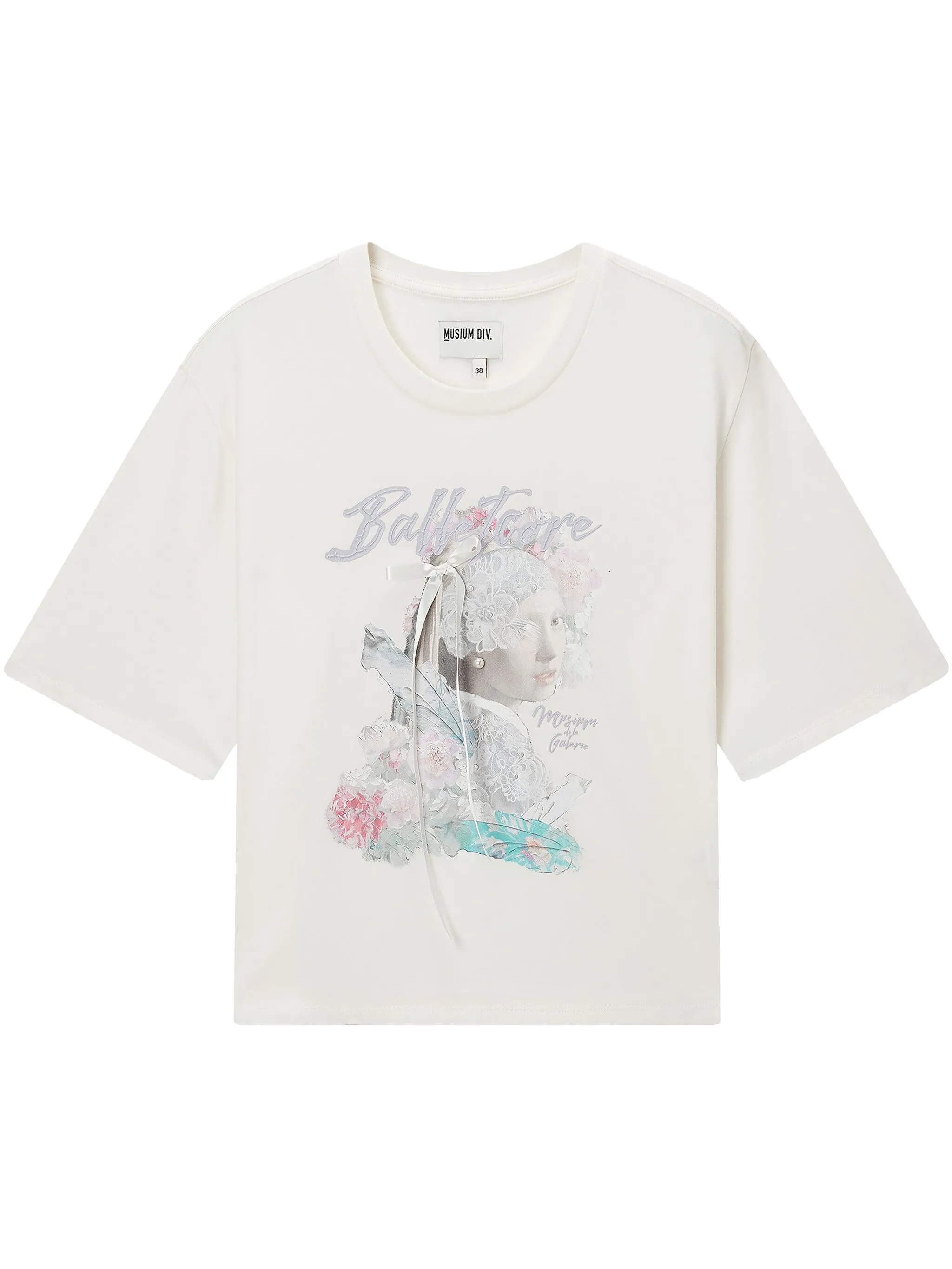 

Футболка с круглым вырезом Musium Div., бежевый