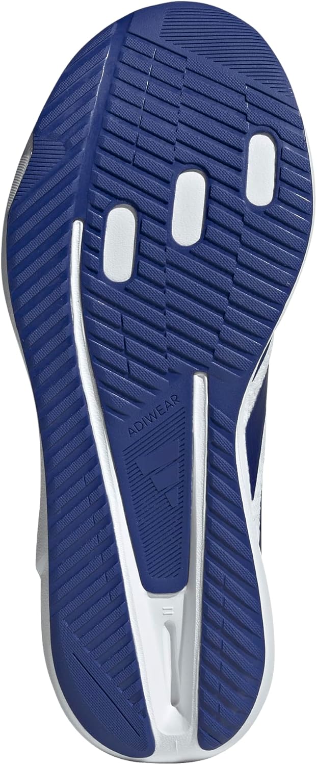 Мужские кроссовки для бега adidas Duramo SL 2, белый/синий/голубой/темно-синий — фото 4