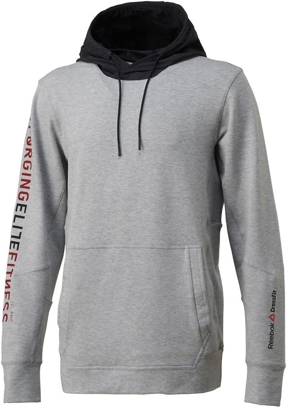 

Мужская толстовка Reebok BQ962 из эластичного французского махрового трикотажа, тренировочная одежда, серый