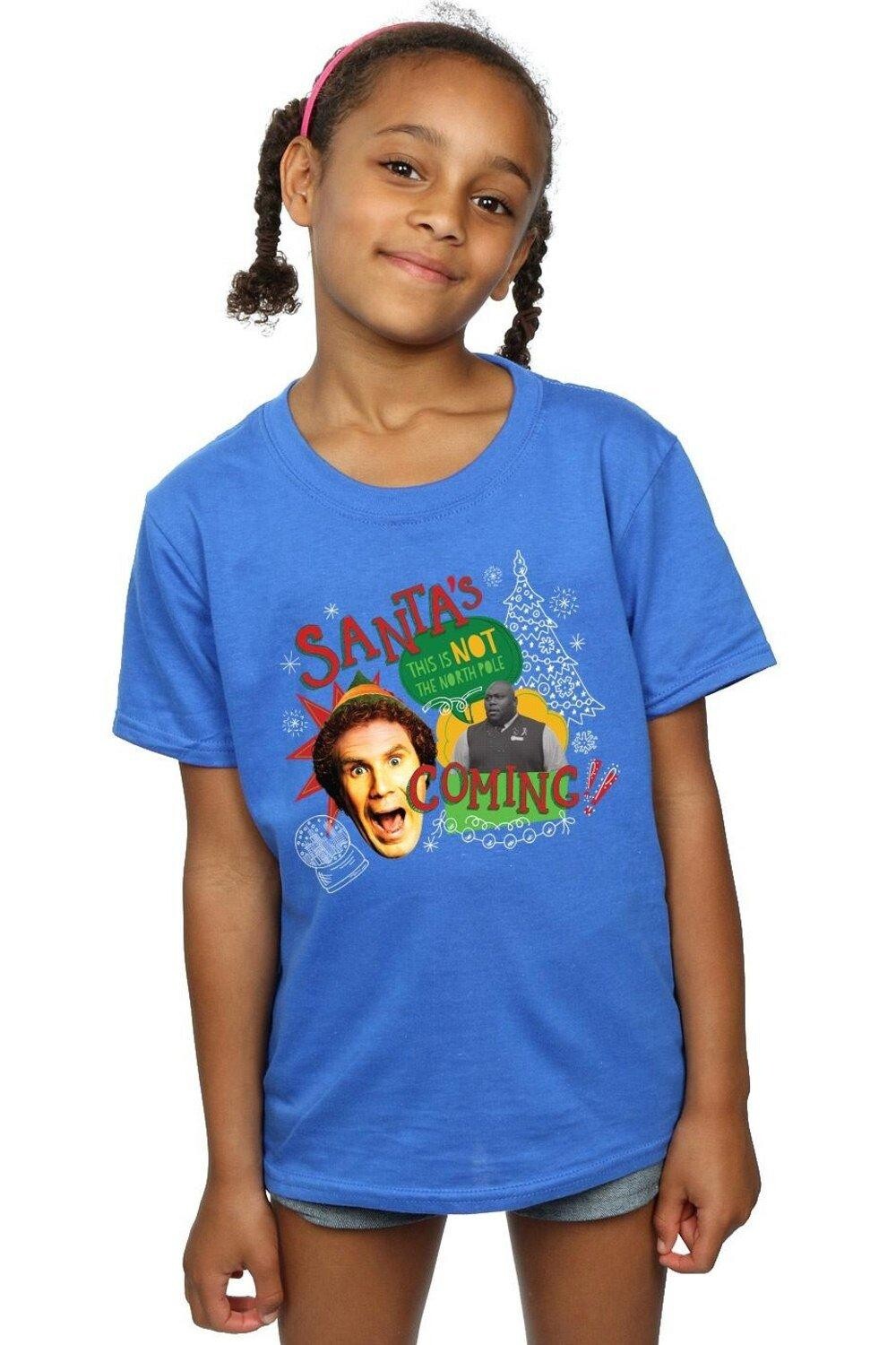 

Хлопковая футболка «Северный полюс» Elf, синий