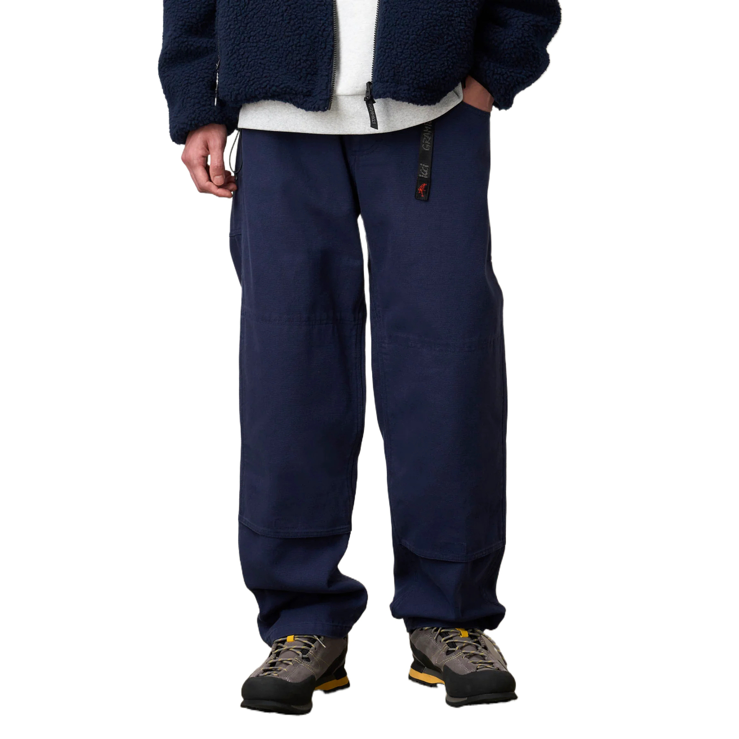 

Мужские повседневные брюки средней длины, зауженные книзу Gramicci, синий