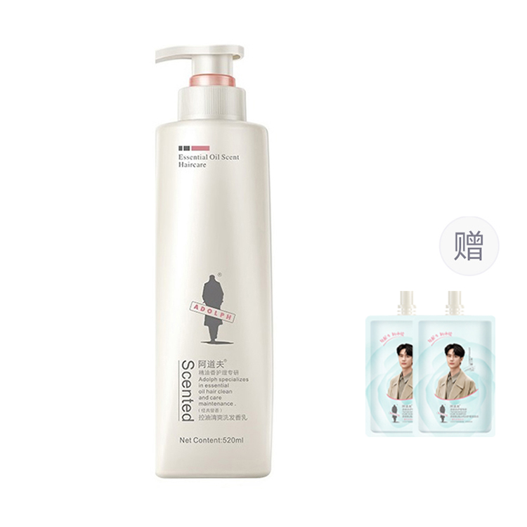 

Шампунь для контроля жирности, освежающий, восстанавливающий, увлажняющий, против перхоти, разглаживающий, 520 мл Adolph