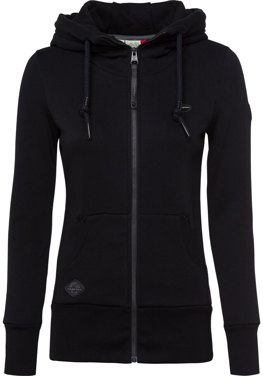 

Толстовка с капюшоном на молнии Ragwear Zip-Up Hoodie, черный