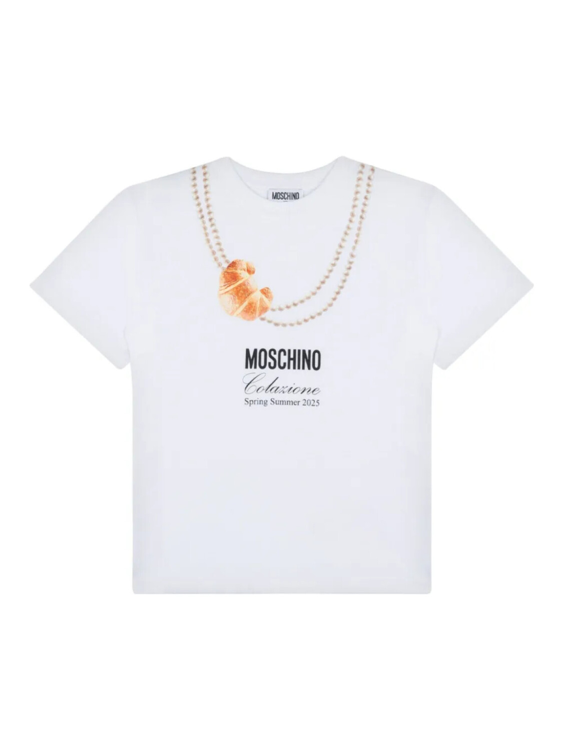 

Moschino Kids футболка с графичным принтом, белый