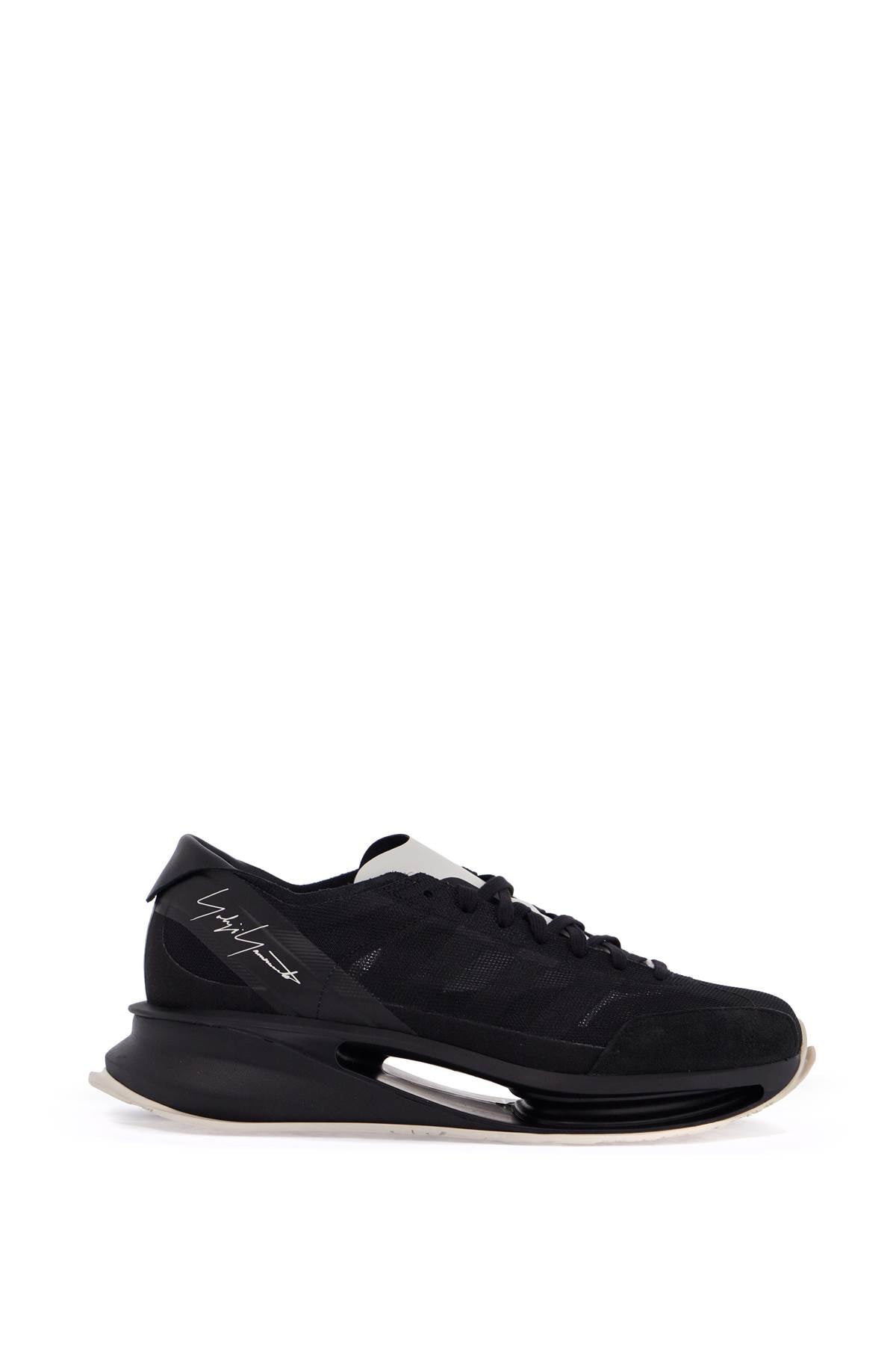 

Y-3 Мужские кроссовки S-Gendo Run из ткани и кожи для бега, черный