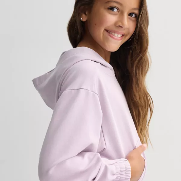Уютная толстовка для девочек 7-16 лет Vanilla Star, цвет medium wash — фото 3