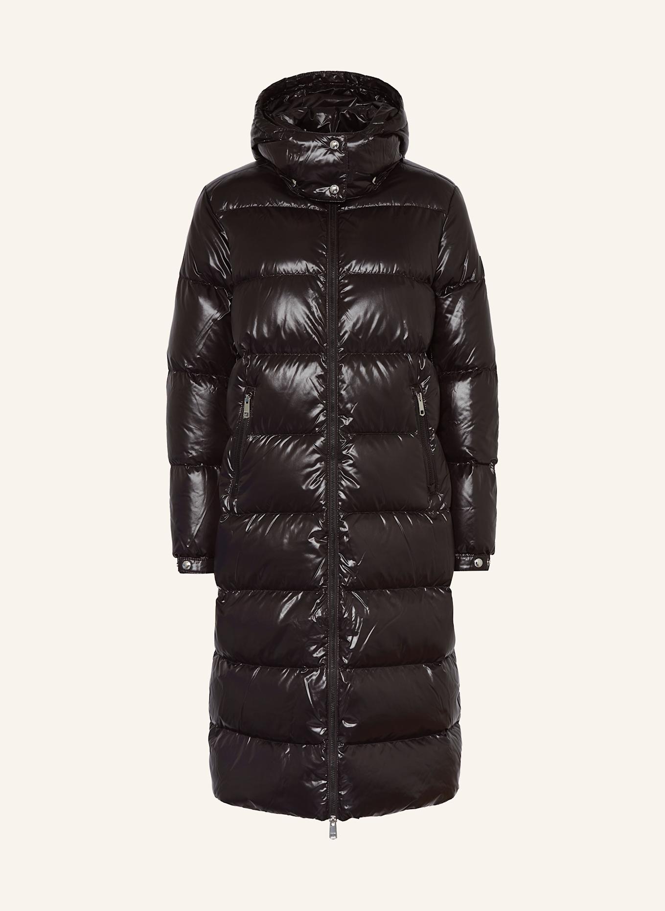 

Пуховик со съемным капюшоном Tommy Hilfiger, черный
