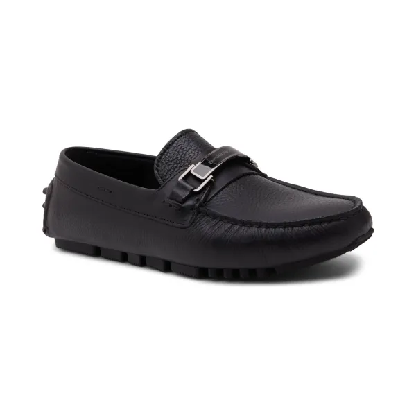 

Мокасины водители вит.гранат кожаные Emporio Armani, черный