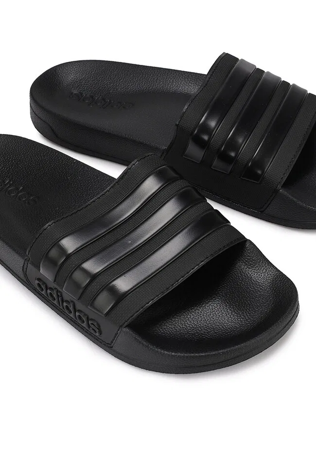 Шлепанцы для душа, Adilette, Adidas, черный — фото 3
