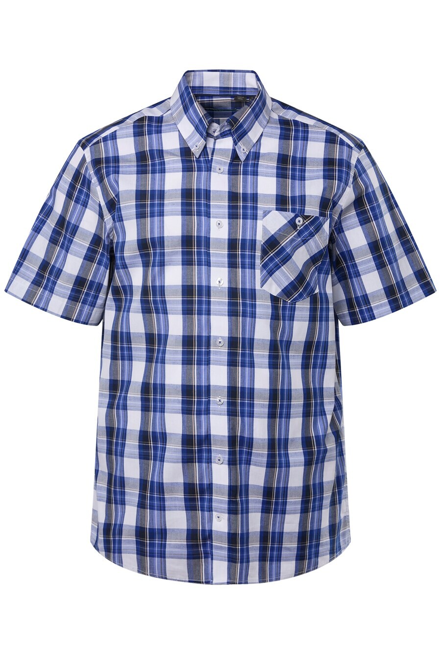 

Клетчатая рубашка Boston Park Comfort fit Button Up Shirt, пятнистый синий