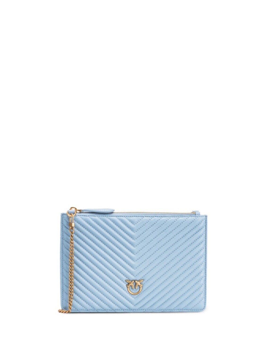 

PINKO кошелек Flat Classic на цепочке, синий