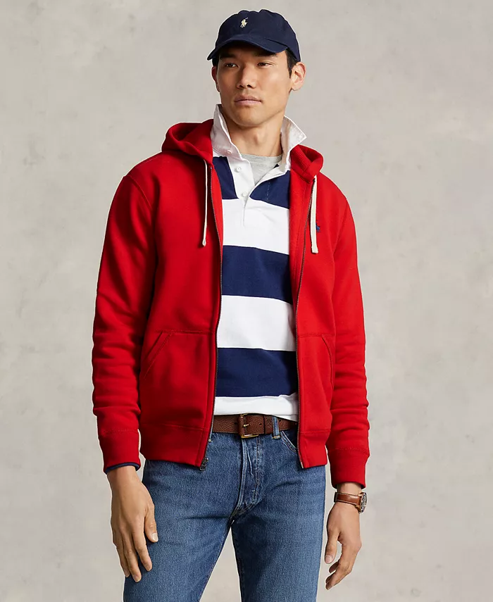 

Мужская толстовка с капюшоном Signature Fleece Polo Ralph Lauren, красный
